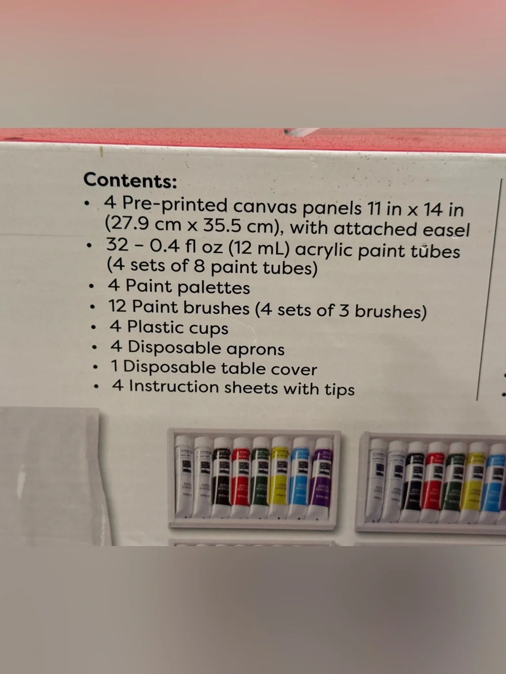 NEW Artist Loft Paint Party Kit ~ JOY Ornament Set ~ 4 Kits